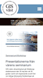 Mobile Screenshot of gisvast.se